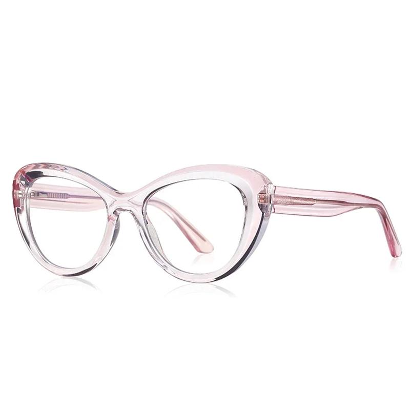 Leopard Frame Oval Optical Glasses Anti Blue Rays Photochromic Shortsighted Hyperopia Progressive Eyeglasses