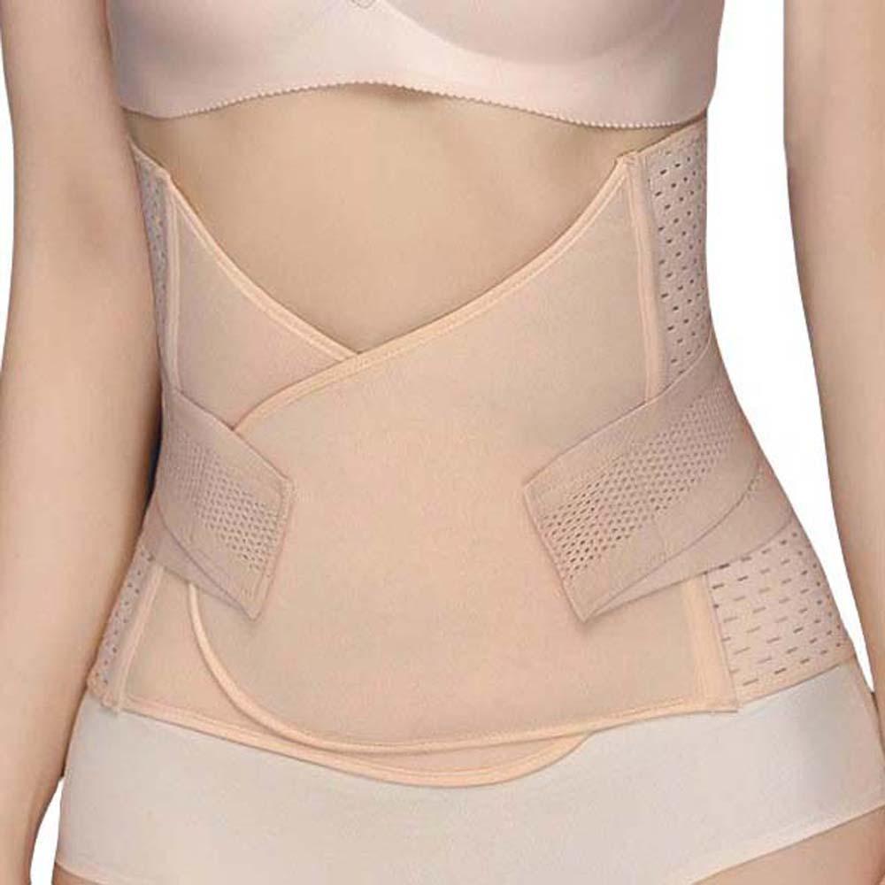 

Seamless Waist Trainer Stickable Slimming Shapewear Simple Postpartum Body Shaper Belt Home абрикосовый