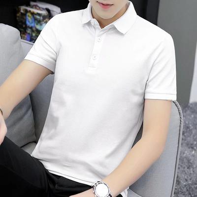 Herren Kurzarm Poloshirt Lässig Sommer Slim Fit Hemden Kleid Knopf Polo T-Shirt Klassische Golfshirts