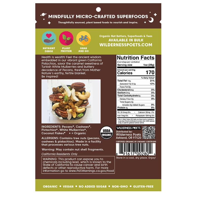 Organic Wild Mix, Delight Trail Mix, 8 Oz (226 G)