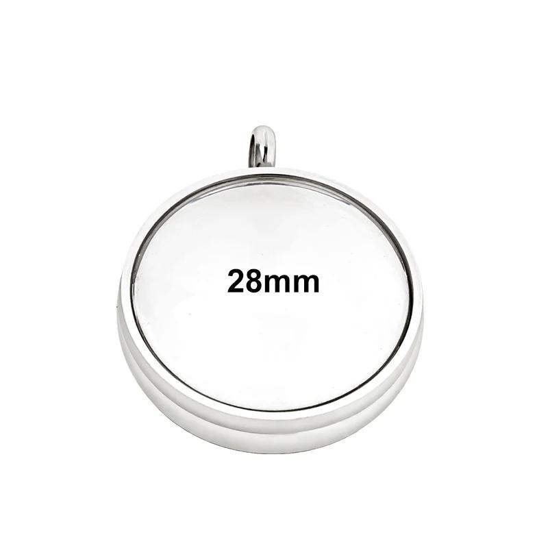 15pcs Curved Glass Living Locket Pendant Floating Locket Necklace For Women Stainless Steel Jewelry Making Reliquary Medallion