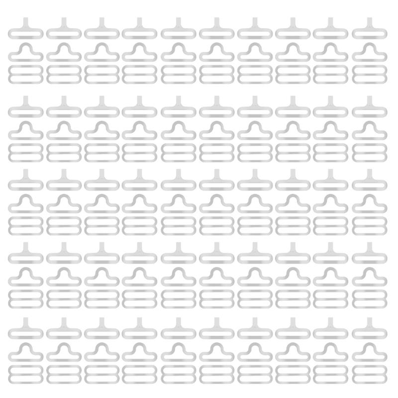 50 Pcs Adjustable Bow Tie Hardware Tie Clip Hook Closure Metal Cravat Clip Hook Fastener for Necktie Strap Easy to Use серебряный