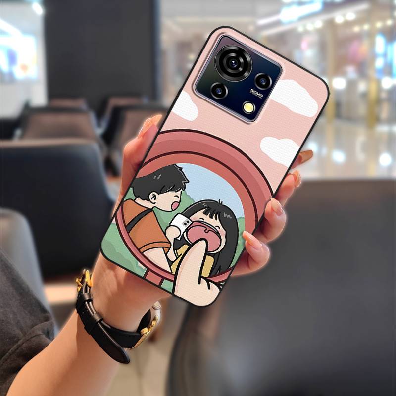 Graffiti Fashion Design Phone Case For ZTE Blade V50 Vita Silicone Protective Cute Durable Shockproof TPU Phone Pouch