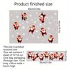 1PC New Santa Claus Snowflake Christmas Stickers Wall Paper Living Room Window Refrigerator Decoration Wall Sticker Self Adhesive Wall Decortion
