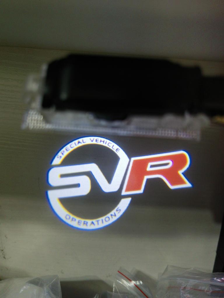 HD Ghost For Land Rover SVR Door Light 2pcs SVR Welcome Light SVR Door Light For Land Rover Car Styling Land Rover Shadow Lamp