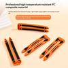 12Pcs U-Shaped Professional Perming Insulation Clip High Temperature Salon Hair Perming Barber Perm Hair Pad Curly Accessory