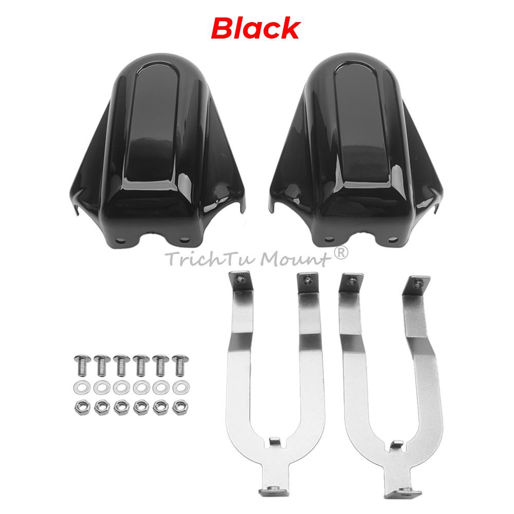 

Motorcycle Black Chrome 1 Pair Rear axel Covers and Necessary Mounting Hardwares Accessory For Harley Softail models 2008-later чёрный