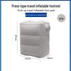 Inflatable Travel Footrest with Dual Pump