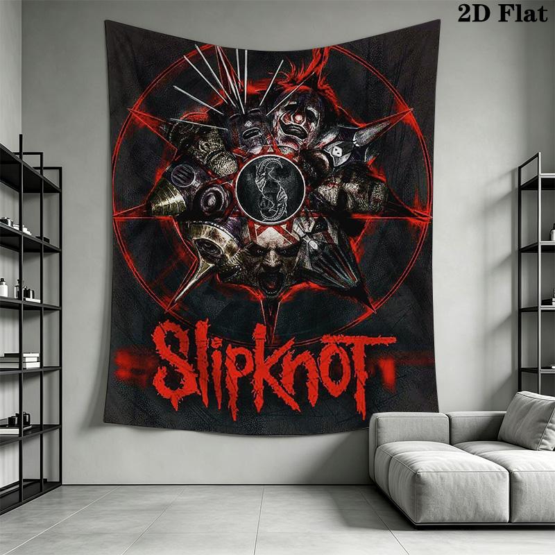 Slipknot Band'S Evolution Tapestry Fashion Print Background Cloth Homestay Soft Decoration Tapestry Background Wall Hanging Cloth