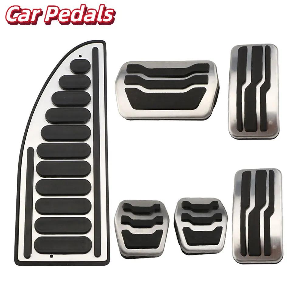 Stainless Steel AT MT Car Pedal Gas Brake Pedals Cover for Ford Focus 2 3 4 MK2 MK3 MK4 RS ST 2005-2023 Kuga Escape 2009-2020