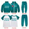 Kids Children Boys Girls Movie Game Print Long Sleeves Zipper Jacket Coat T Shirt Trousers Pants Set Role Play Outfit Halloween Cosplay Costume