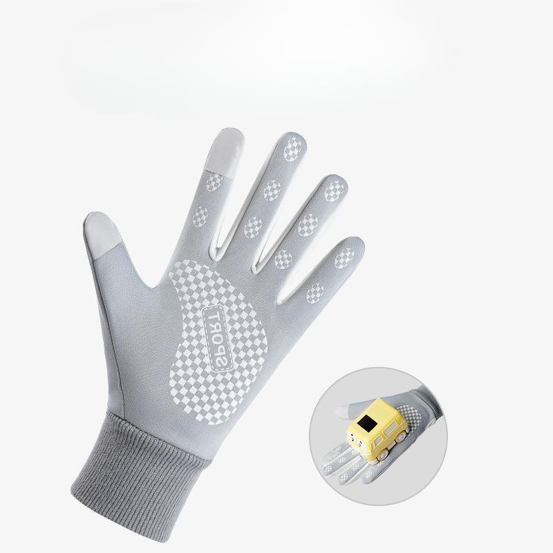 Autumn and Winter Fleece Touch Screen Full Finger Gloves for Women Are Fashionable  Warm  Cold Proof and Windproof Cycling Outdoor Sports Gloves