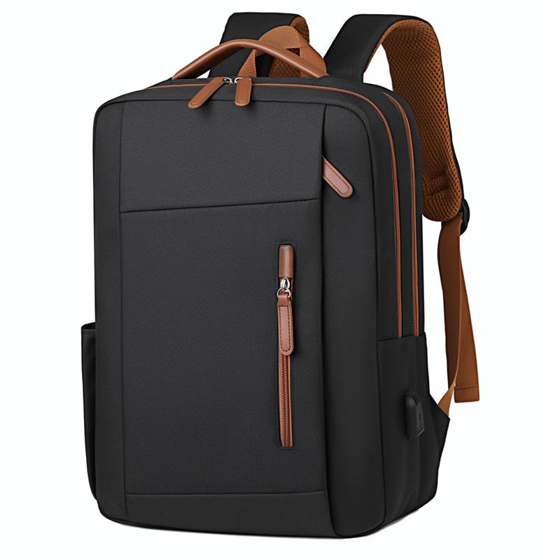 Schoolbag new usb charging backpack printed logo multi-compartment large-capacity computer bag multi-purpose commuter backpack