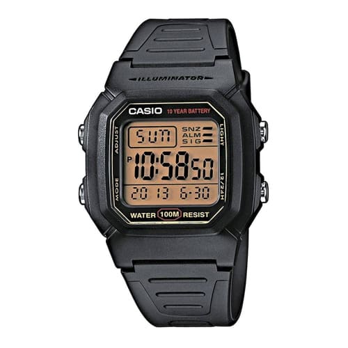 

Casio Standard Digital W-800HG-9AV Gold Men s Watch (Overseas Model)