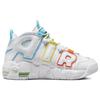 Nike Air More Uptempo GS White Rainbow Παιδικά Αθλητικά Πολύχρωμα Opti-Yellow Safety-Πορτοκαλί FJ4624-100