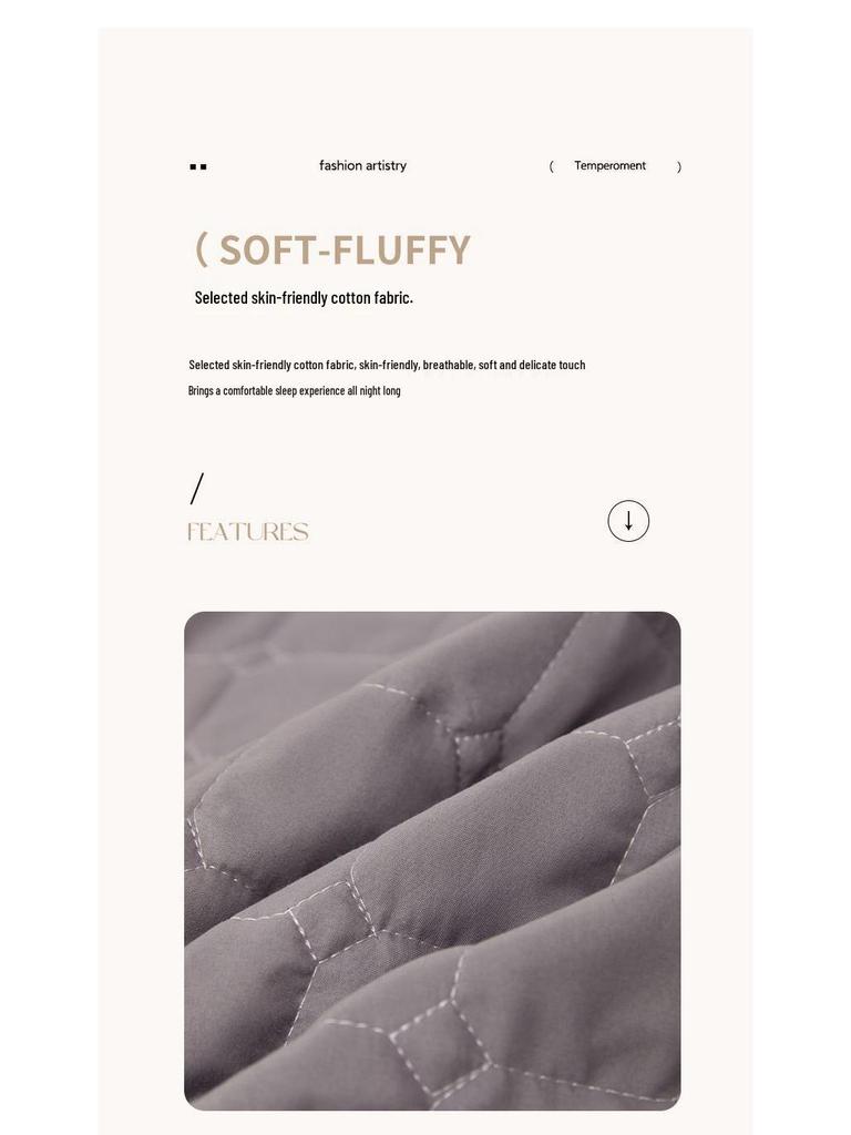 Thickened Non-Slip Quilted Bedspread & Mattress Dustproof Protector