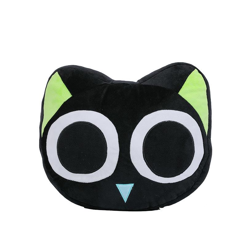 New Cute Cartoon Kitten Plush Toy Children s Doll 35cm чёрный