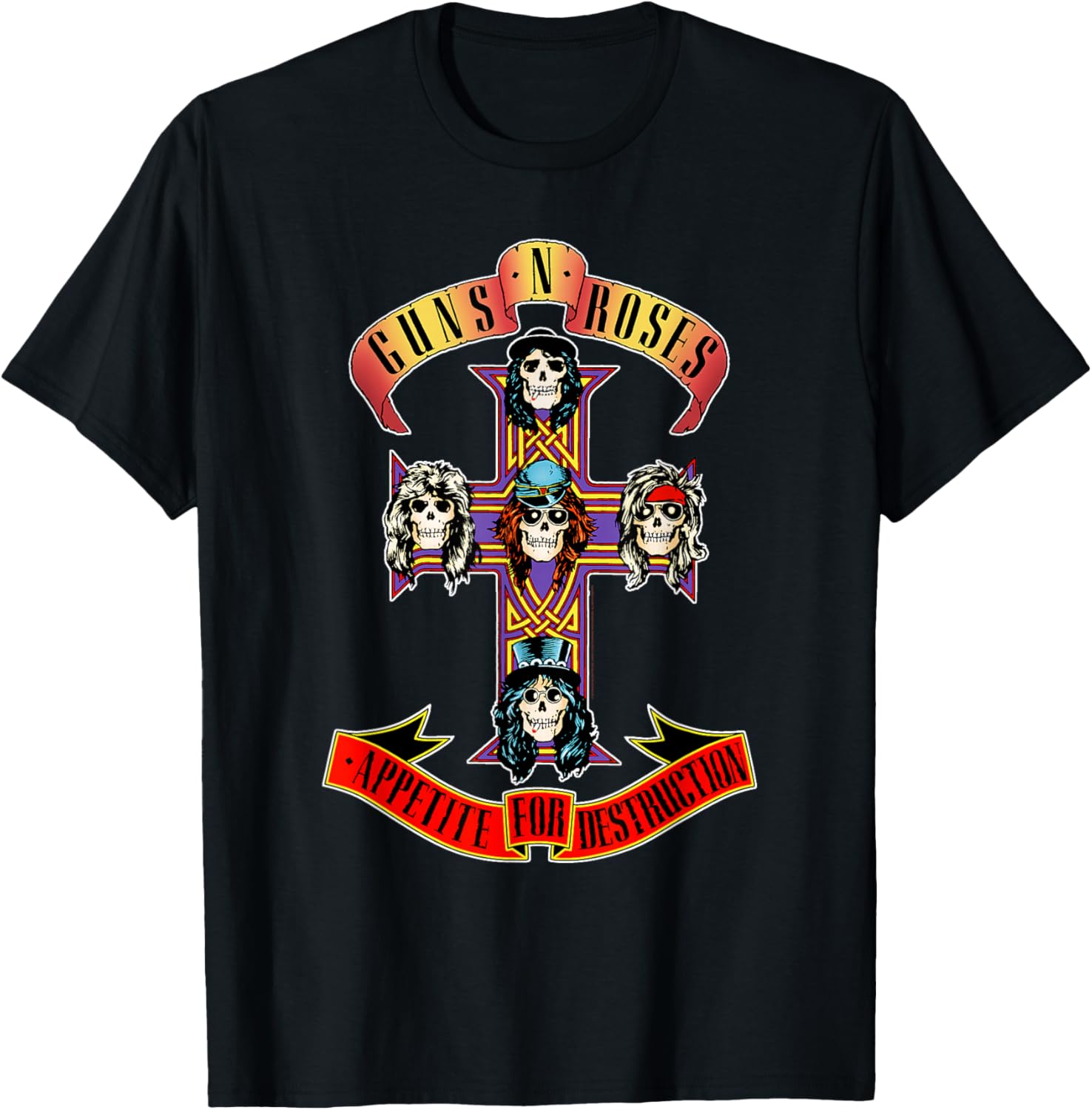 Guns N  Roses Official Cross Unisex T-Shirt XXL