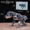 737PCS Creative The Three-Headed Dog Cerberus Fluffy Building Blocks Assemble Bricks Toys Gift For Children Kids