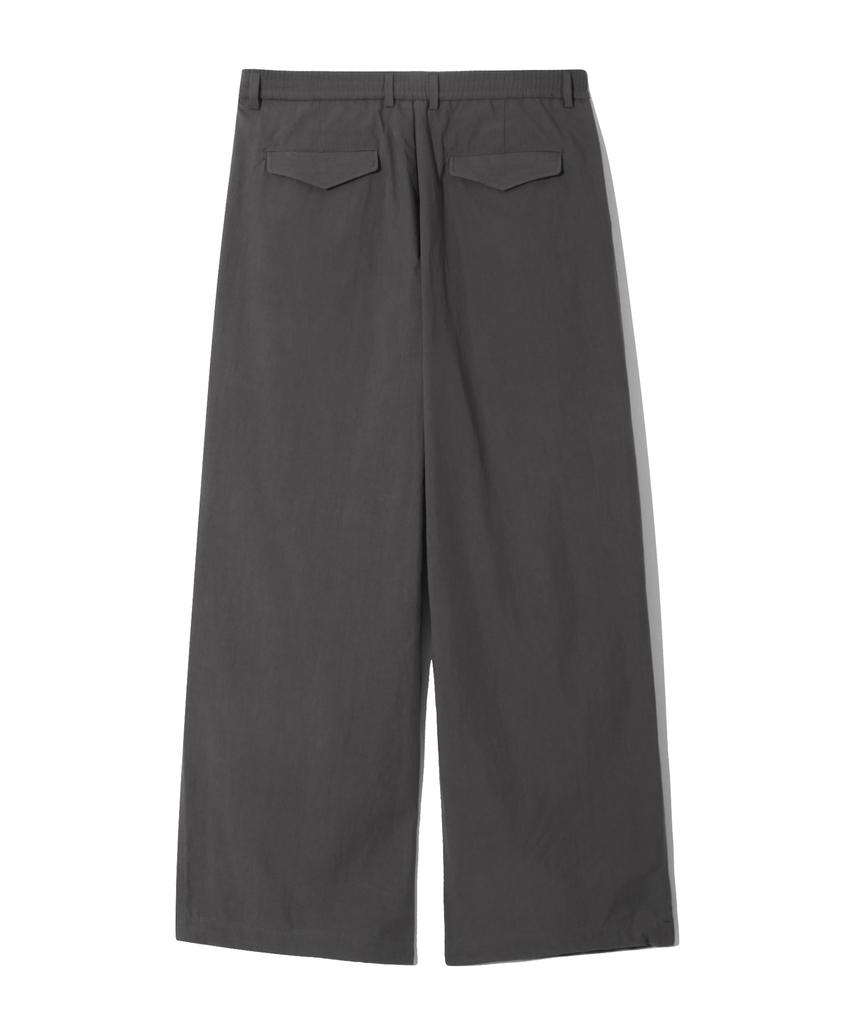 Base Moment Cn Wide Parachute Pants Charcoal