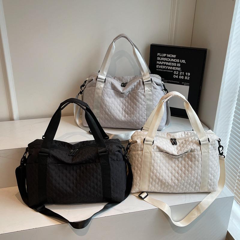 Large Capacity Travel & Gym Bag with Dry/Wet Separation - Shoulder Crossbody and Handheld