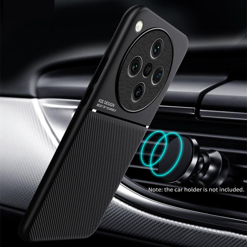 For Oppo Find X8 Ultra Shockproof Case For OPPO X8 Pro X8S X8 Magnetic Car Holder Leather Silicone