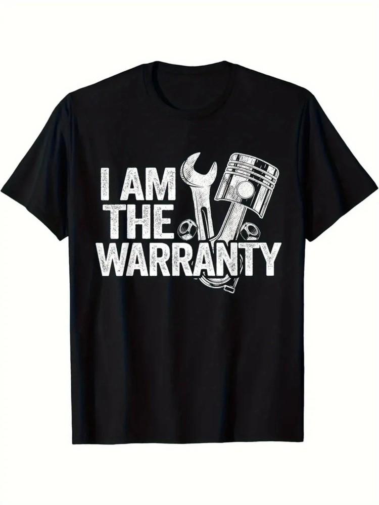 

Black Cotton I AM THE WARRANT Tool Wrench Printed T-shirt | Simple Design Unisex T-Shirt XXL