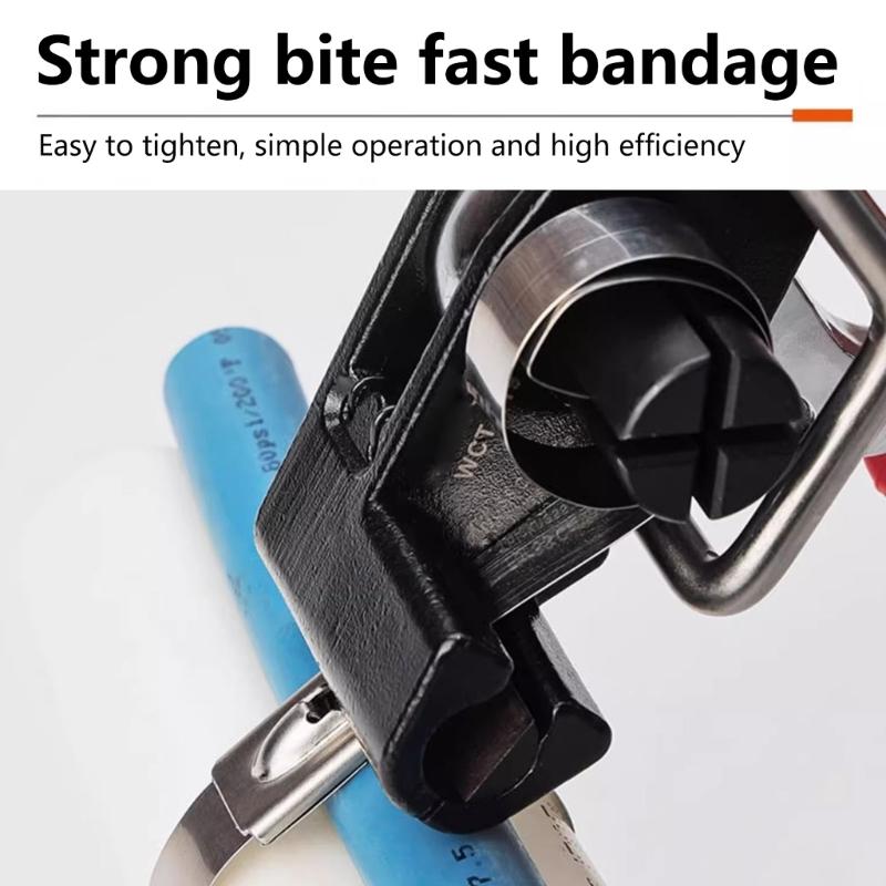 Cable Tie Fastener Stainlesss Steel Cable Tie Guns Metal Zips Tie Tightener for Fastening & Trimming Easy To Use