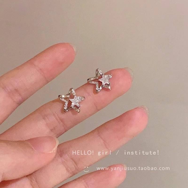 Exquisite Zircon Earrings for Women, Light Luxury, Versatile, Elegant, High-end Feel, Niche Design Style Earrings