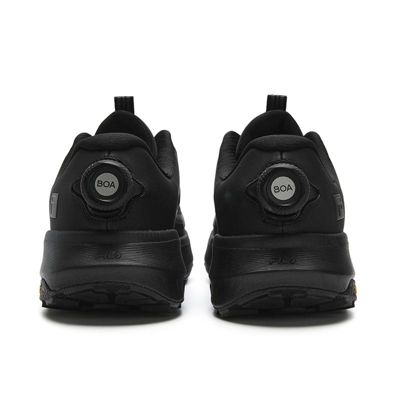 FILA BOA EXPLORER 3 Cushioning Abrasion Resistant Lightweight Low top Outdoor Shoes Women's Black A12W541217FBB