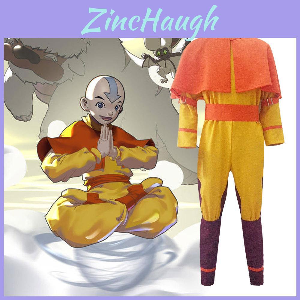 Experience The Ultimate Avatar The Last Airbender Aang Cosplay Suit For Men And Women