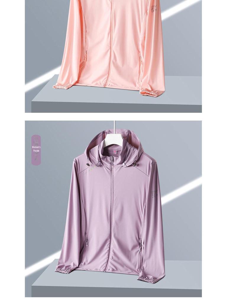 Herren-Sommerjacke aus Eisseide mit Sonnenschutz zum Angeln und für den Außenbereich