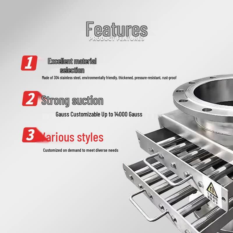 Drawer Pipeline Magnetic Separator