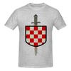 Funny Hrvatski Vitez Croatian Knight Croatia Crest Unisexs Printed TShirt Unisex T shirtUnisexga