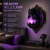 Fein geschnitzte Wandleuchten für Schlafzimmer-Dekor Vintage Krähe auf Ast Lampe, Gotischer Drachen Wandleuchter Einzigartig Kreativ Innen Haus Wohnzimmer Schlafzimmer,