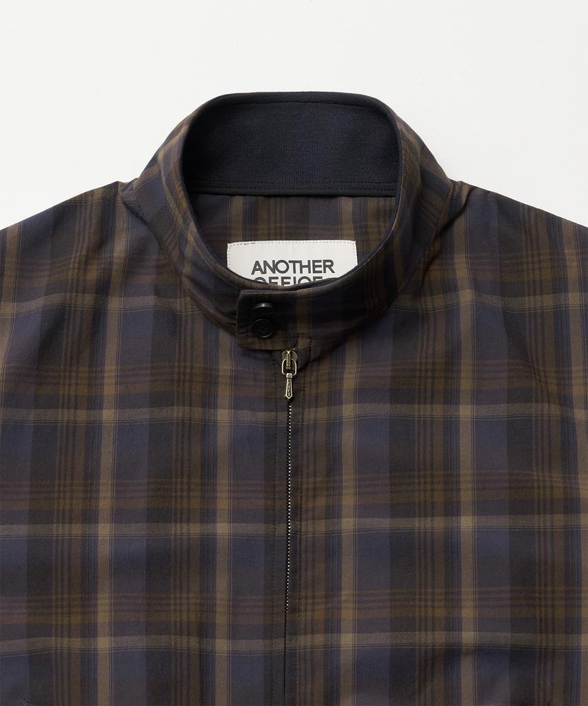 Another Office Huge Harrington Jacket (Old Violet-Check)