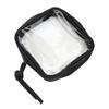1PCS Travel Organizer Bath Toiletry Wash Storage Bag Case Black Zipper Clear Makeup Bags Pouch Women's Cosmetic Bag