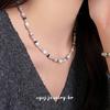Cui Yan S925 Sterling Silver Korean Style Colorful Beaded Necklace for Women – Spring/Summer Dopamine Choker