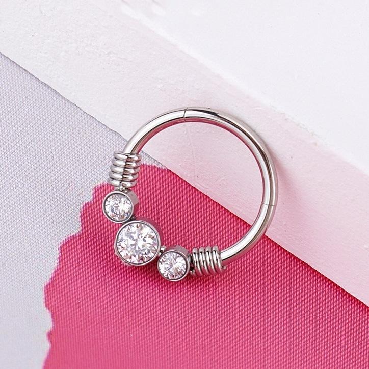 

Heart Pearl Nose Rings Pointed Cone Love Lip Pierced Horseshoe Ring Skull Butterfly Nose Septum Piercing Earrings Tragus Jewelry Geometric&Nose Rings & Studs&Body