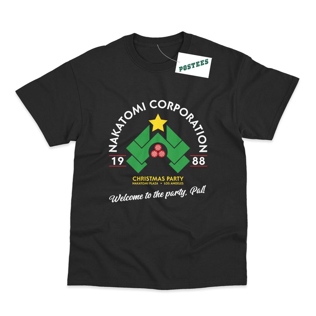 

26 Nakatomi Corporation Christmas Party Inspired By Die Hard DTG Printed T-Shirt Unisex T-Shirt XXL
