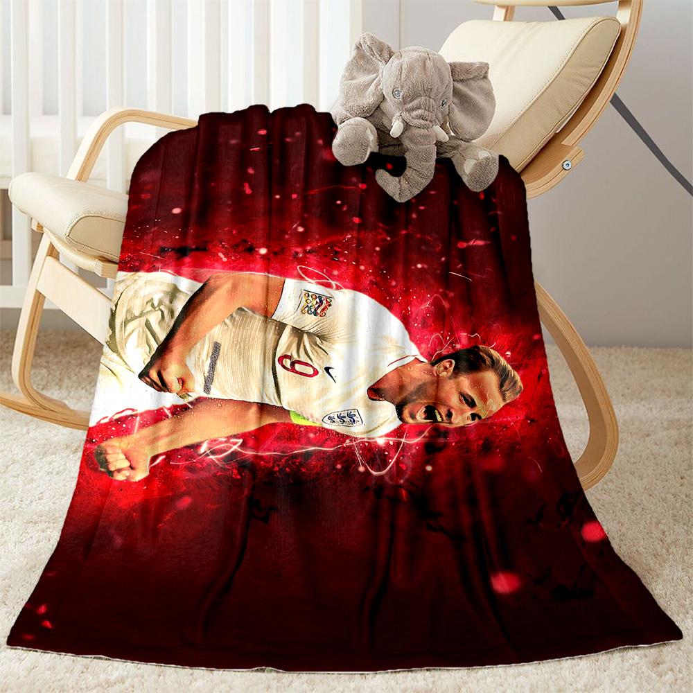 Football Player Action Blanket Ultra-Soft Great for Bedding Office Chair Chair All-Season Use Modern Style Ideal Gift For Birthday Valentine'S Day