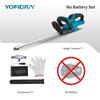 YOFIDRA 2000W Electric Hedge Trimmer 15000RPM Lawn Mower Garden Landscaping Hedge Pruner Trimmer Tool For Makita 18V Battery