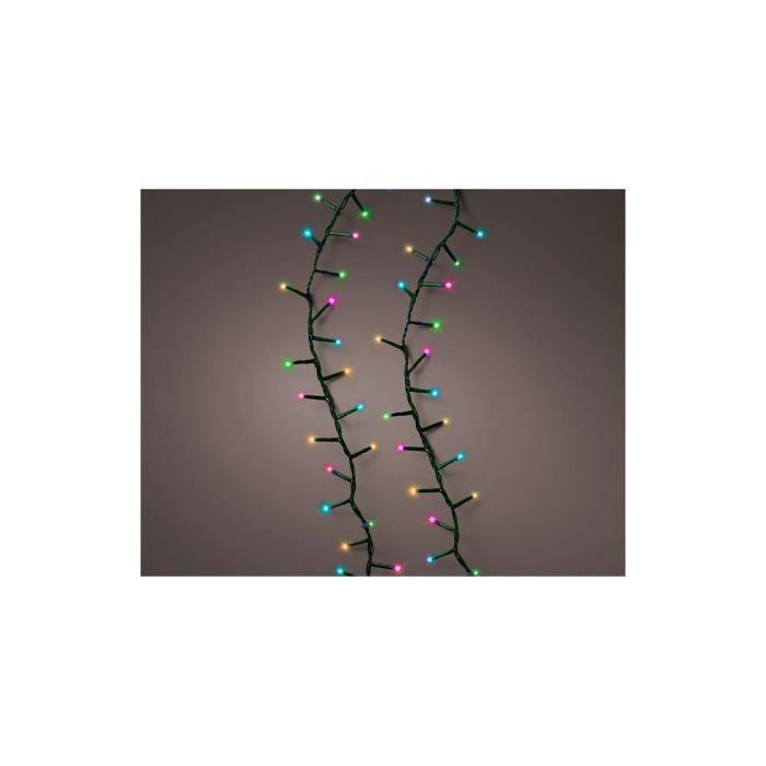 GENERIQUE - Guirlande Led Clignotante Compacte Pastel Multicolore 16m 500l Cable Vert.
