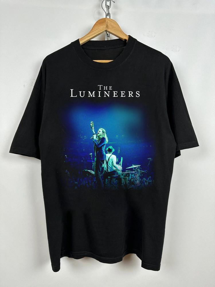 Винтажная футболка The Lumineers Live In 2022 Хлопок Черный S-5XL FF262 Унисекс S