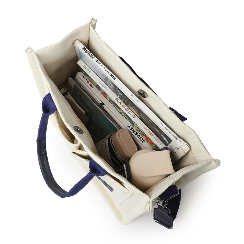 Canvas-Tasche Damen Große Kapazität Mehrfachtasche Umhängetasche Tragetasche