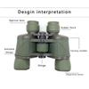 HD portátil 50x50 8m/1000m binoculares profesionales ejército militar telescopio visión nocturna impermeable al aire libre senderismo Camping caza óptica viajes