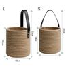 Hanging Basket Round Multi-purpose Woven Wall Rope Basket for Home