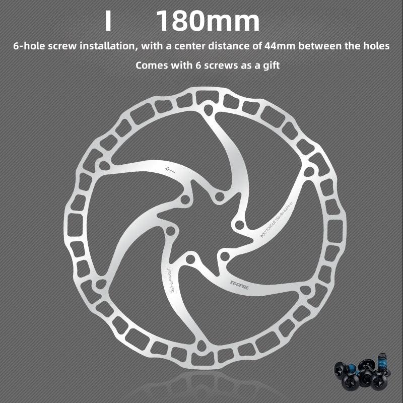 Bicycle Disc Brake Rotor 160/180 Thickness 1.8mm Bicycle Rotor Electric Scooter Rotor Bicycle Brake Rotor Bicycle Parts