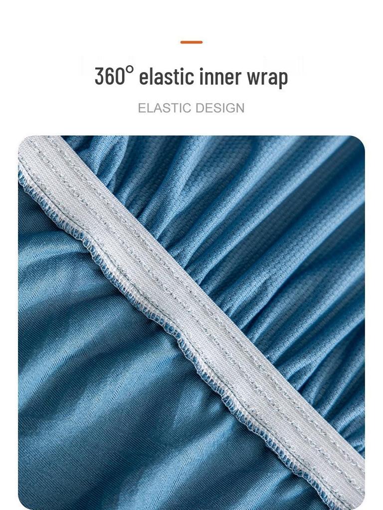 Plush Jacquard Skirted Sofa Cover, Elastic All-Season Fit, Dustproof Cushion Protector