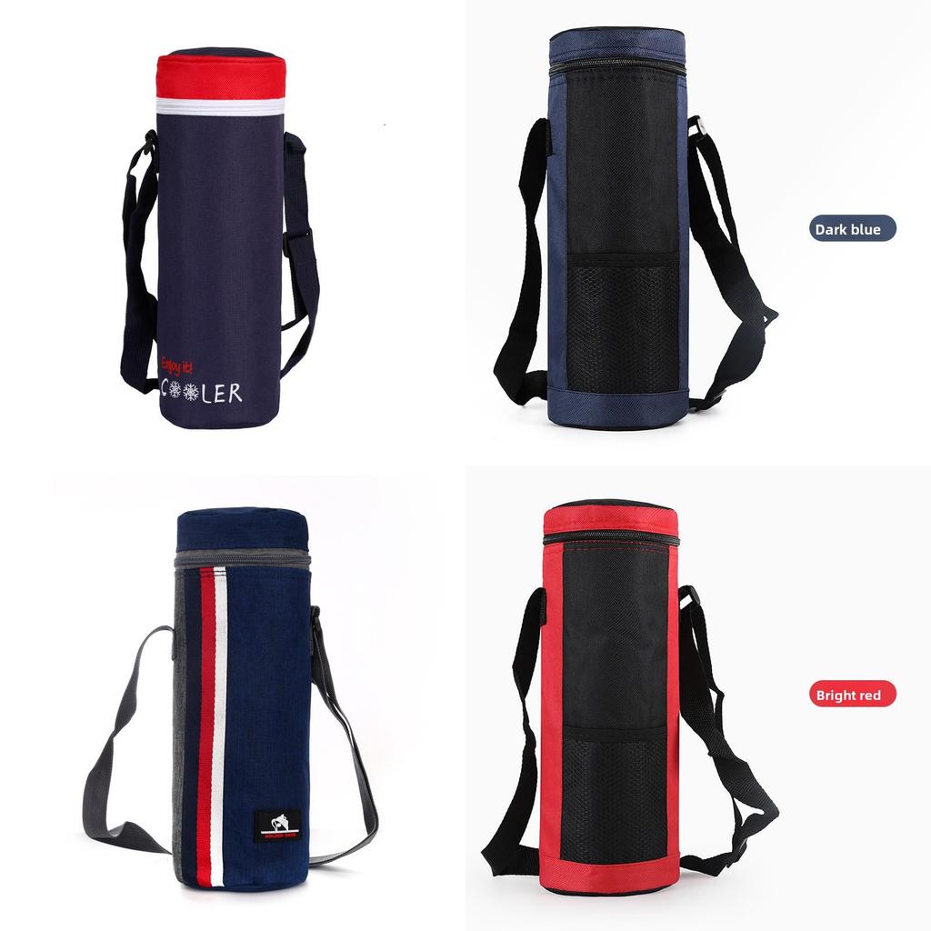 2l Isolierte Wasserflaschentasche mit Tragegurt für Outdoor-Reisen und Camping